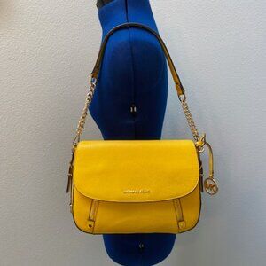 NWOT - Michael Kors Yellow Flap Bag